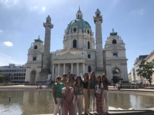 Visitando la Iglesia de San Carlos borroneo en Viena